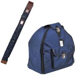 ナイロン略式竹刀袋ワンタッチ2本入L（横バンド付）+ナイロンリュックボストン防具袋